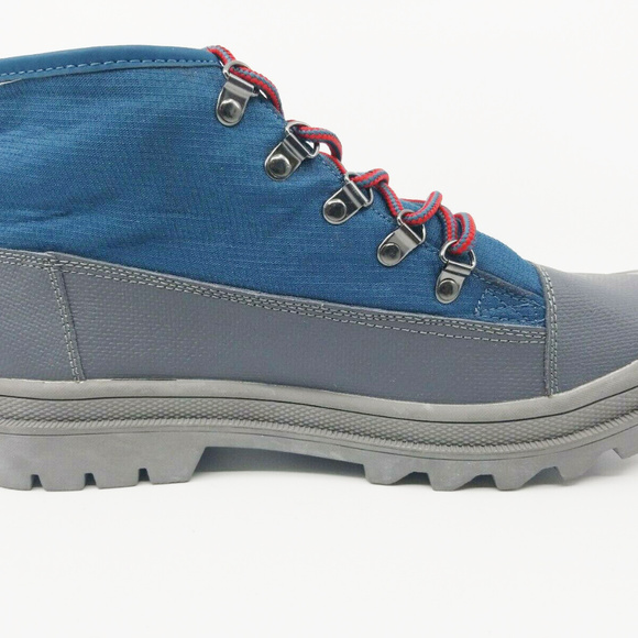 Toms Mens Cordova Boots Blue Red Waterproof - Picture 5 of 8